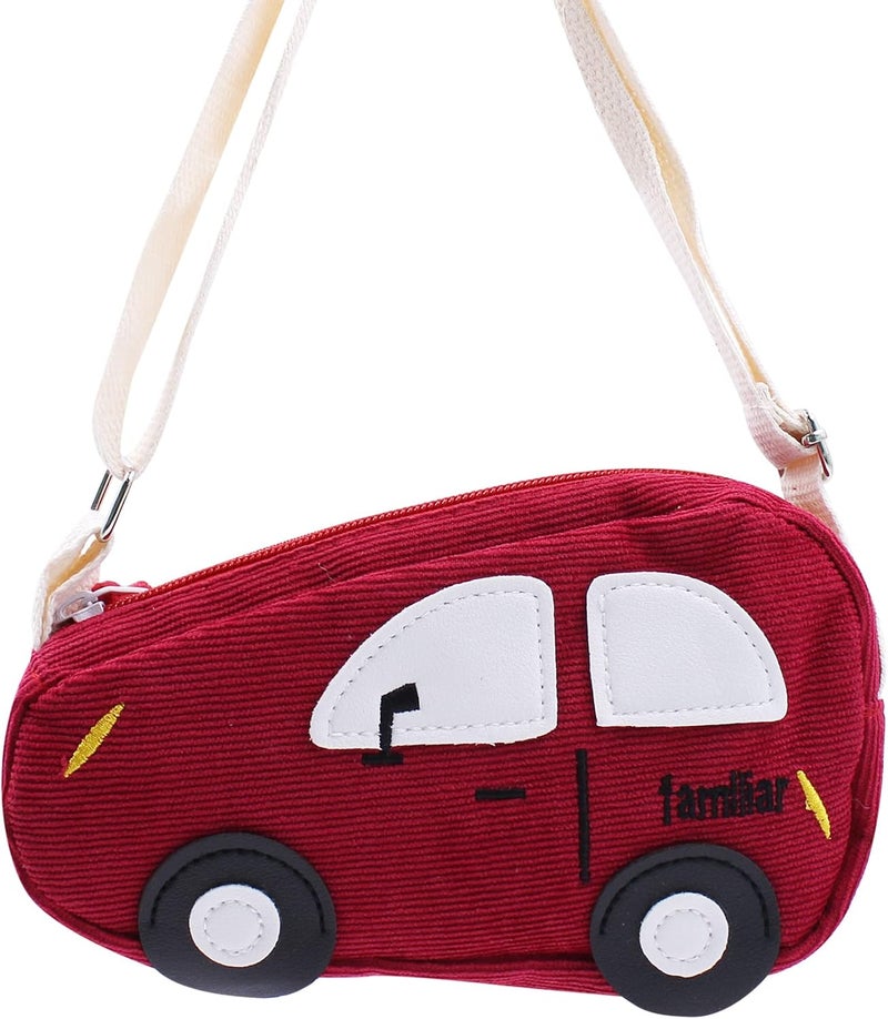 Suillty Kids Toddlers Cute Mini Car Shape Crossbody Bag Little Boys Girls Small Coin Purse Wallet Shoulder Handbags - Image 5